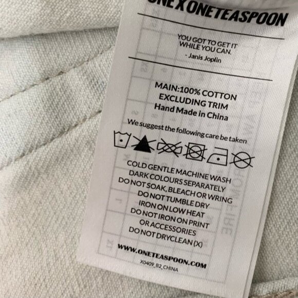 One Teaspoon Xanthe Awesome Baggies Jeans Boyfriend Distressed Light wash 24 - Picture 11 of 16